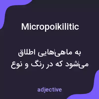 معنی micropoikilitic به فارسی معنی micropoikilitic به فارسی