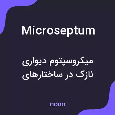 معنی microseptum به فارسی معنی microseptum به فارسی