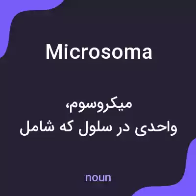 معنی microsoma به فارسی معنی microsoma به فارسی