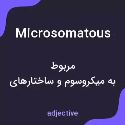 معنی microsomatous به فارسی معنی microsomatous به فارسی