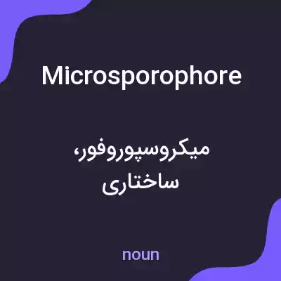 معنی microsporophore به فارسی معنی microsporophore به فارسی