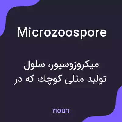 معنی microzoospore به فارسی معنی microzoospore به فارسی