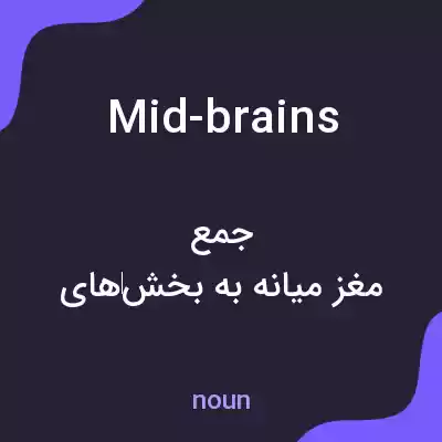 معنی mid-brains به فارسی معنی mid-brains به فارسی