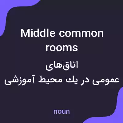 معنی middle common rooms به فارسی معنی middle common rooms به فارسی