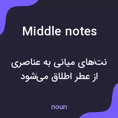 معنی middle notes به فارسی معنی middle notes به فارسی