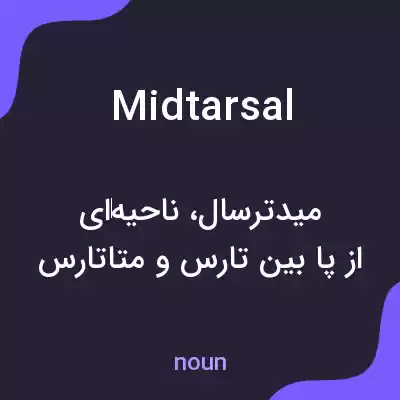 معنی midtarsal به فارسی معنی midtarsal به فارسی