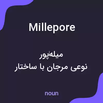 معنی millepore به فارسی معنی millepore به فارسی