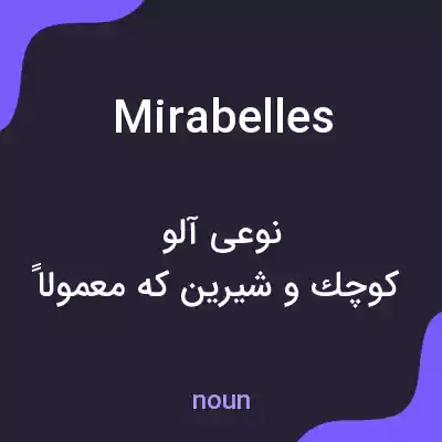 معنی mirabelles به فارسی معنی mirabelles به فارسی