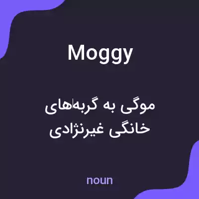 معنی moggy به فارسی معنی moggy به فارسی