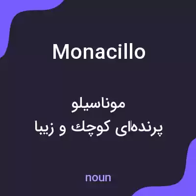 معنی monacillo به فارسی معنی monacillo به فارسی