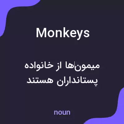 معنی monkeys به فارسی معنی monkeys به فارسی