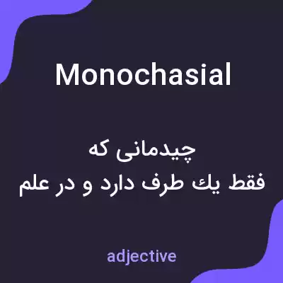 معنی monochasial به فارسی معنی monochasial به فارسی