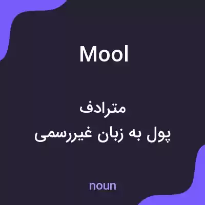 معنی mool به فارسی معنی mool به فارسی