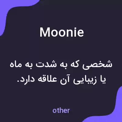 معنی moonie به فارسی معنی moonie به فارسی