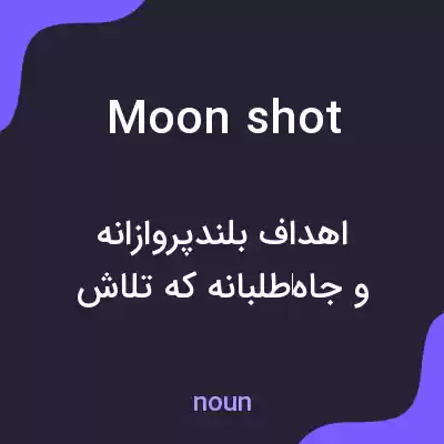 معنی moon shot به فارسی معنی moon shot به فارسی