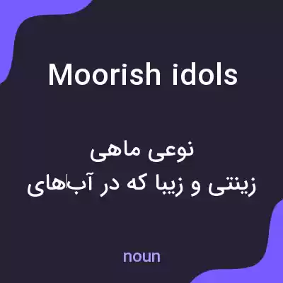 معنی moorish idols به فارسی معنی moorish idols به فارسی