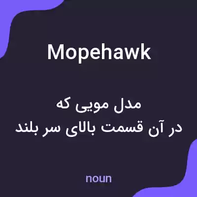 معنی mopehawk به فارسی معنی mopehawk به فارسی
