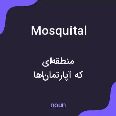 معنی mosquital به فارسی معنی mosquital به فارسی