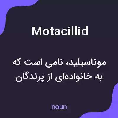 معنی motacillid به فارسی معنی motacillid به فارسی