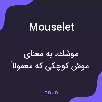 معنی mouselet به فارسی معنی mouselet به فارسی