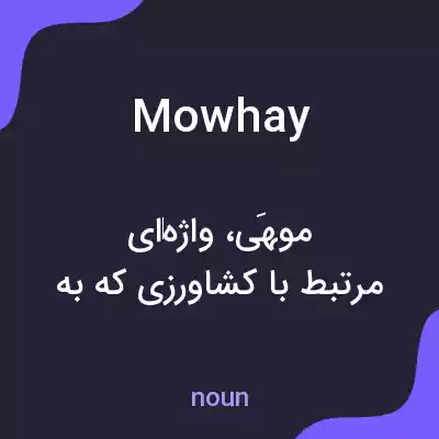 معنی mowhay به فارسی معنی mowhay به فارسی