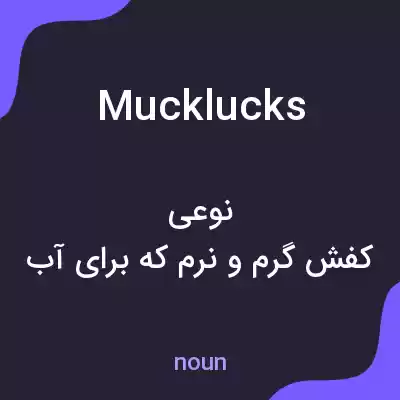معنی mucklucks به فارسی معنی mucklucks به فارسی