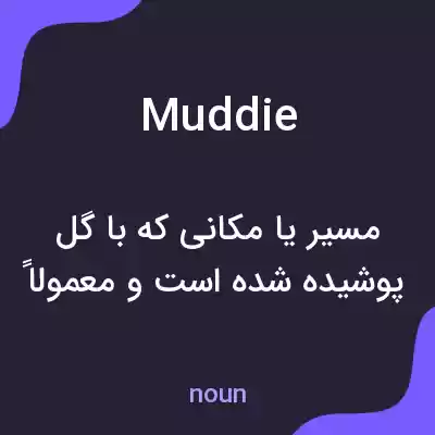 معنی muddie به فارسی معنی muddie به فارسی