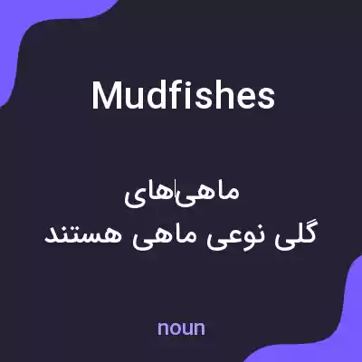 معنی mudfishes به فارسی معنی mudfishes به فارسی