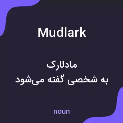معنی mudlark به فارسی معنی mudlark به فارسی