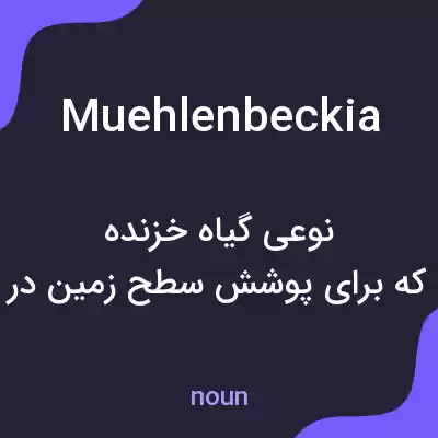 معنی muehlenbeckia به فارسی معنی muehlenbeckia به فارسی