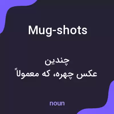 معنی mug-shots به فارسی معنی mug-shots به فارسی