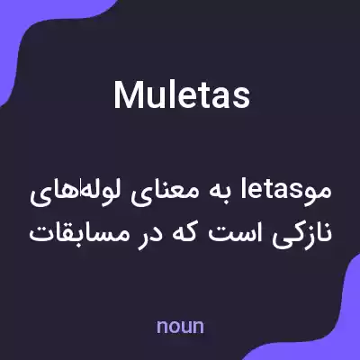 معنی muletas به فارسی معنی muletas به فارسی