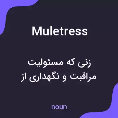 معنی muletress به فارسی معنی muletress به فارسی