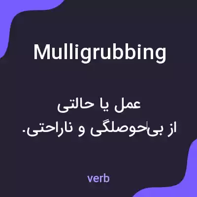 معنی mulligrubbing به فارسی معنی mulligrubbing به فارسی