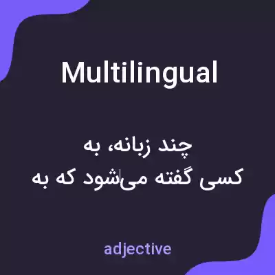 معنی multilingual به فارسی معنی multilingual به فارسی