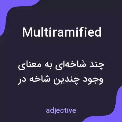 معنی multiramified به فارسی معنی multiramified به فارسی