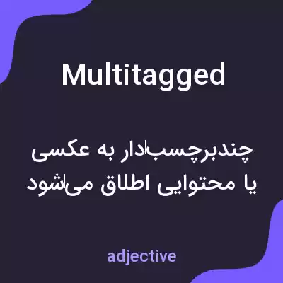 معنی multitagged به فارسی معنی multitagged به فارسی