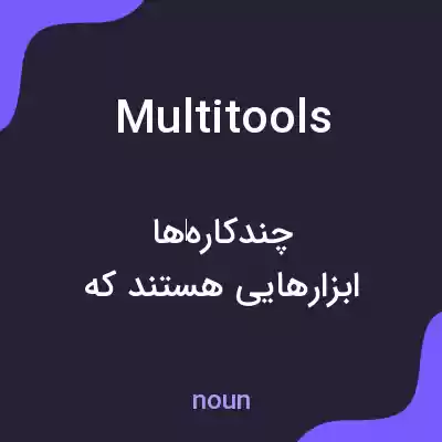 معنی multitools به فارسی