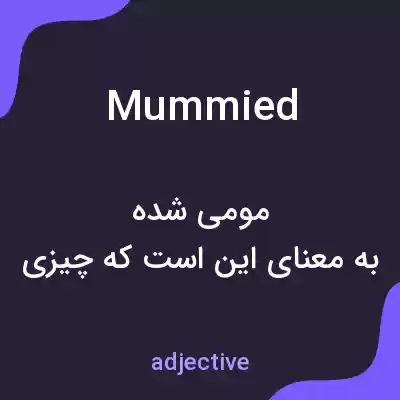 معنی mummied به فارسی معنی mummied به فارسی