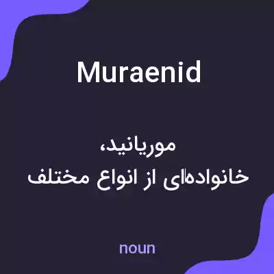 معنی muraenid به فارسی معنی muraenid به فارسی