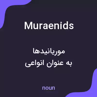 معنی muraenids به فارسی معنی muraenids به فارسی