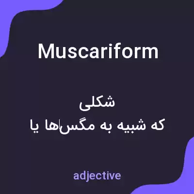 معنی muscariform به فارسی معنی muscariform به فارسی