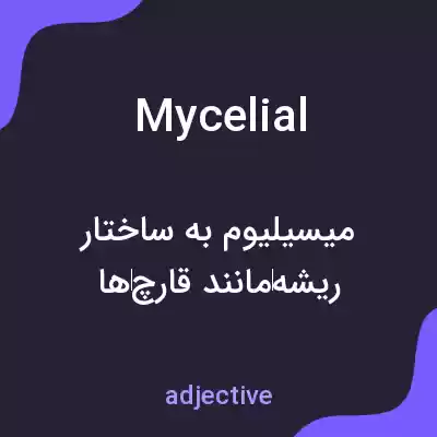 معنی mycelial به فارسی معنی mycelial به فارسی