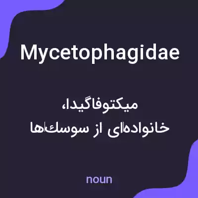 معنی mycetophagidae به فارسی معنی mycetophagidae به فارسی