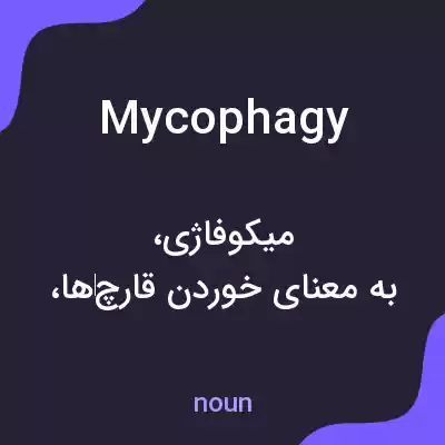 معنی mycophagy به فارسی معنی mycophagy به فارسی