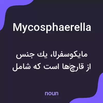 معنی mycosphaerella به فارسی معنی mycosphaerella به فارسی