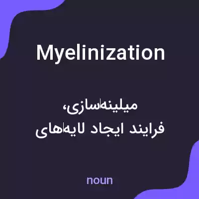 معنی myelinization به فارسی معنی myelinization به فارسی