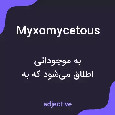 معنی myxomycetous به فارسی معنی myxomycetous به فارسی