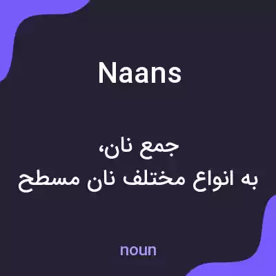 معنی naans به فارسی معنی naans به فارسی