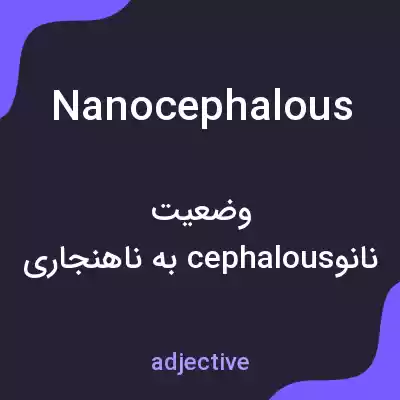 معنی nanocephalous به فارسی معنی nanocephalous به فارسی
